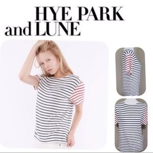 HYE PARK & LUNE “NEPTUNE” SHORT SLEEVE TOP